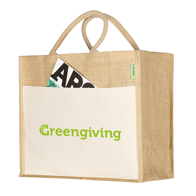 Jute shopper plastic free